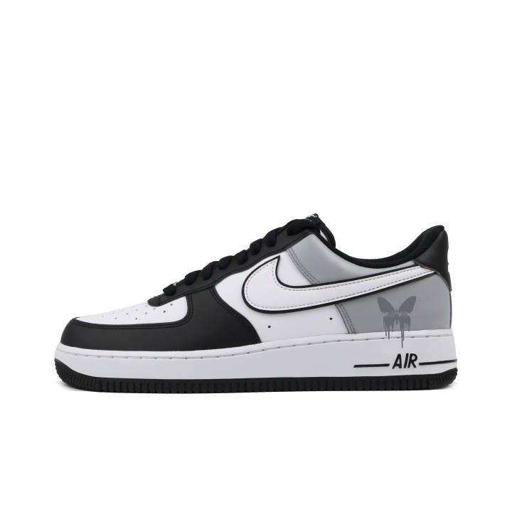 Nike Nike Air Force 1 'Panda Butterfly Realm, Black White, Classic And Versatile' Abrasion Resistant Abrasion Resistant