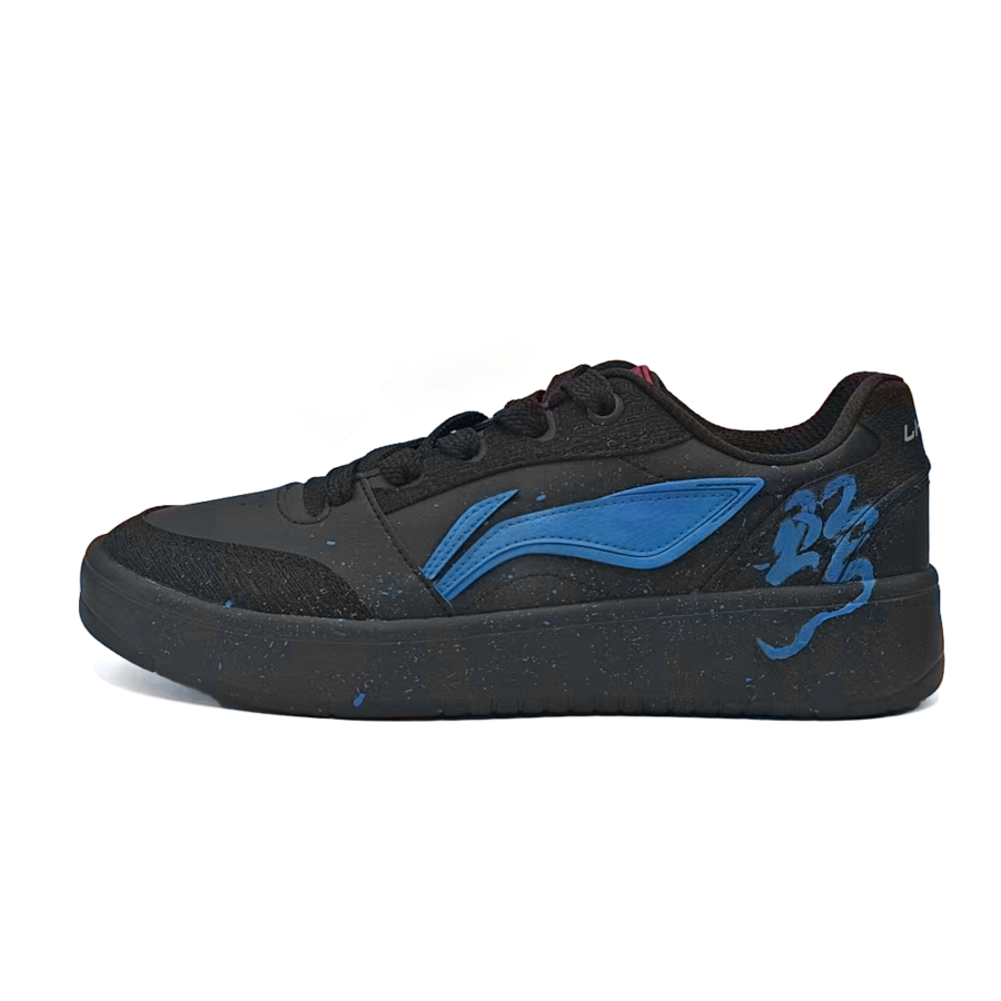 Li-Ning Li Ning Sycee V3 Non slip Lightweight Low top Skateboard Shoes Men's Black Blue