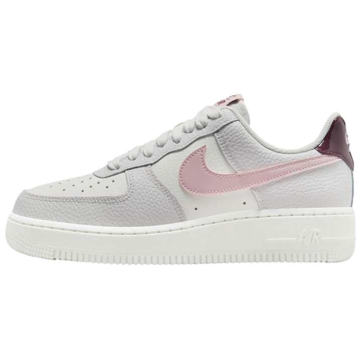 Nike Nike Air Force 1 Low top Skateboard Shoes Women's White Gray Pink