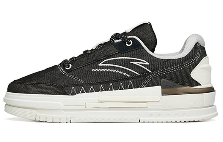 Anta Bump Low top Skateboard Shoes Women's Black White