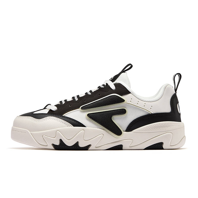 FILA FUSION NOLLIE II Dolphin Jump Shoe 2 Skateboard Shoes Men's Milk White Black