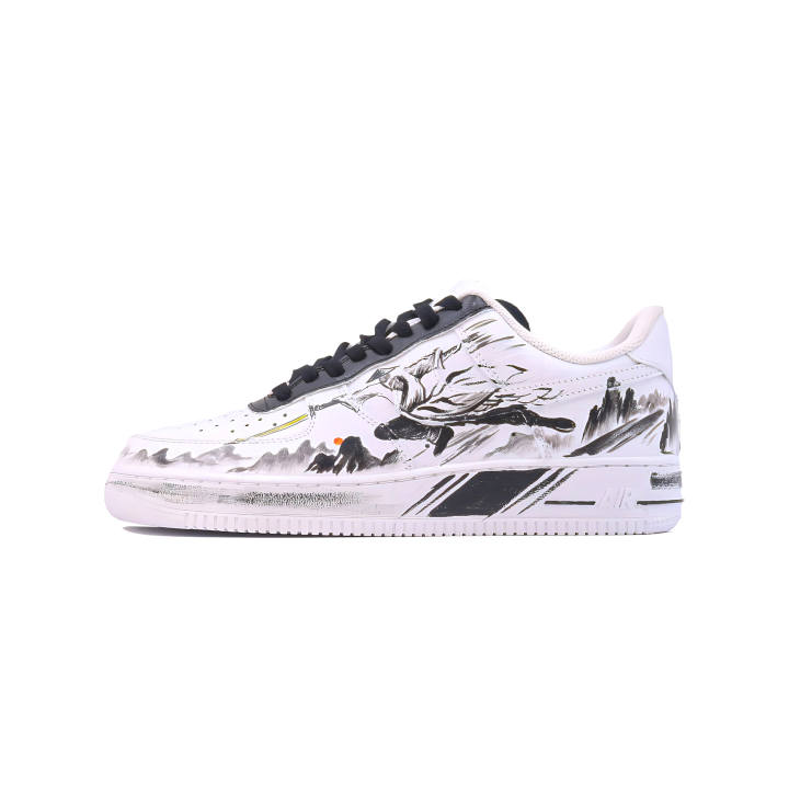 Nike Nike Air Force 1 Skateboard Shoes Unisex Low Top Black