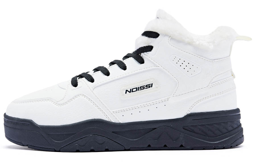 QIAODAN Thermal Slip Resistant Waterproof Cushioning Abrasion Resistant Lightweight High top Skateboard Shoes Women's
