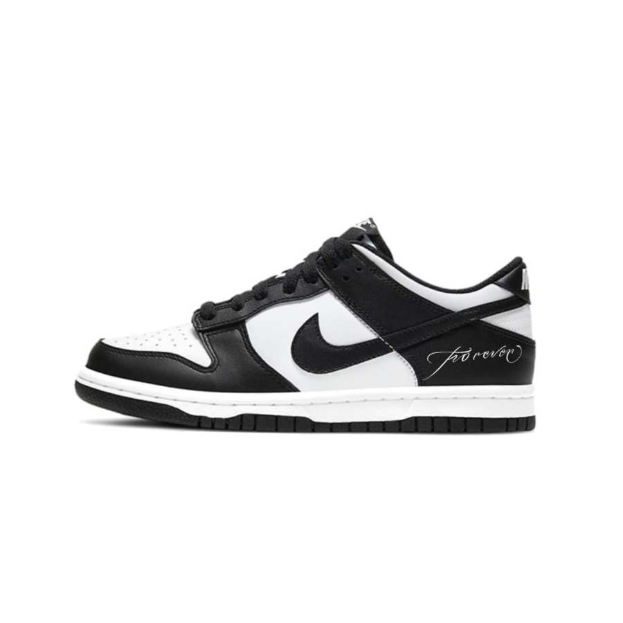 Nike Nike Dunk Slip Resistant Lightweight Low top Skateboard Shoes Unisex Black White
