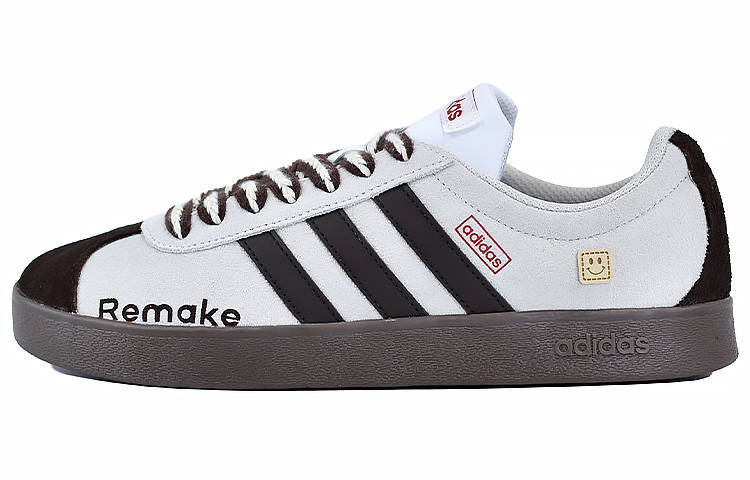 Adidas Neo Vl Court Low top Skateboard Shoes Unisex Brown Gray