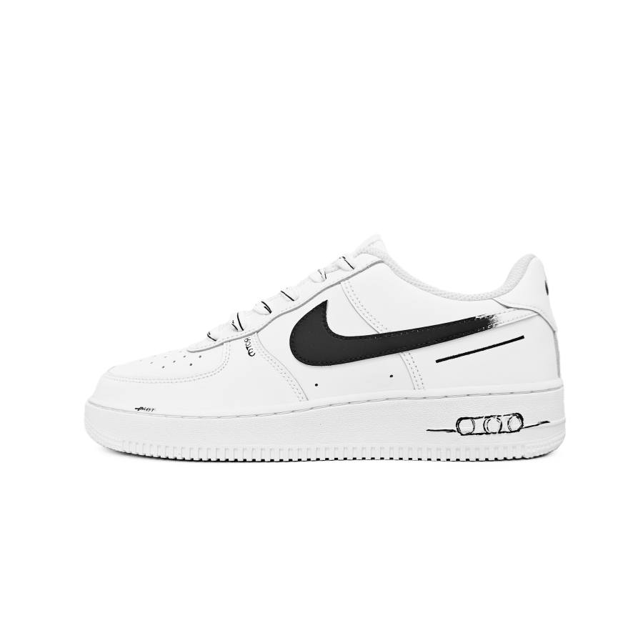 Nike Nike Air Force 1 Abrasion Resistant Low top Skateboard Shoes Unisex White