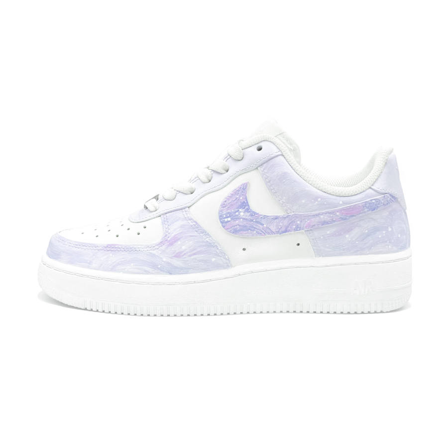 Nike Nike Air Force 1 Misty Purple, First Culture Abrasion Resistant Abrasion Resistant Low top Skateboard Shoes Unisex