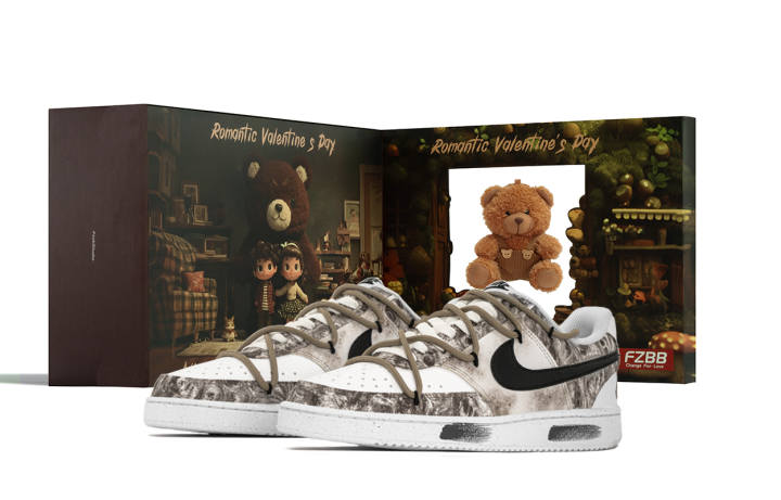 Nike Nike Court Vision 1 Cushioning Low top Skateboard Shoes Unisex Brown