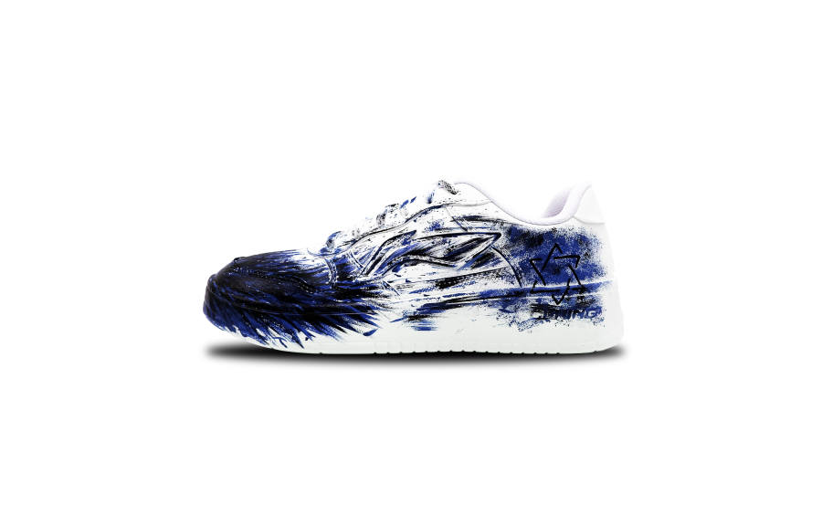 Li-Ning Li Ning Floating Boat Coverage Cushioning Low top Skateboard Shoes Unisex Blue