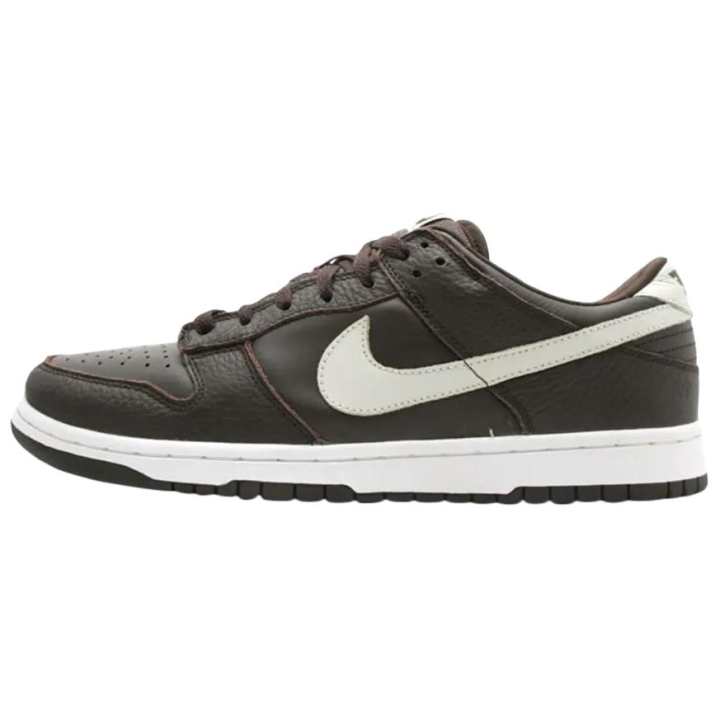 Nike Nike Dunk Support Low top Skateboard Shoes Men's Brown White