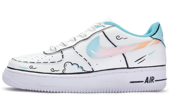 Nike Nike Air Force 1 811 Manufacturing, Cloud Fantasy Slip Resistant Cushioning Slip Resistant Cushioning Low top