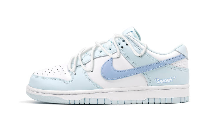 Nike Nike Dunk 'Glacier Blue' Slip Resistant, Abrasion Resistant, Breathable Low top Skateboard Shoes Men's Blue White