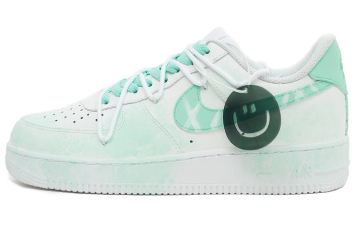 Nike Nike Air Force 1 Skateboard Shoes Men's Low Top Green/White
