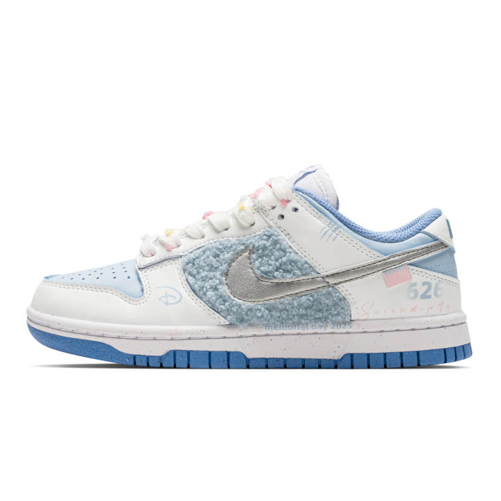 Nike Nike Dunk Xingji Raging Echoes Slip Resistant Abrasion Resistant Low top Skateboard Shoes Unisex Light Blue