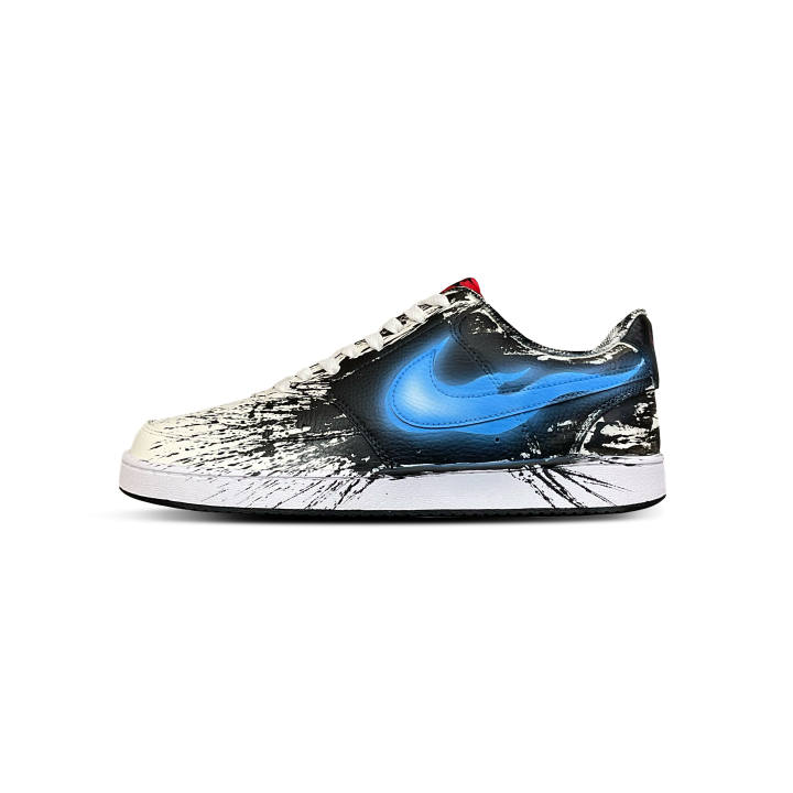 Nike Nike Court Vision 1 Tower Rabbit Creative Synthetic Leather Thermal Abrasion Resistant Low top Skateboard Shoes Men's