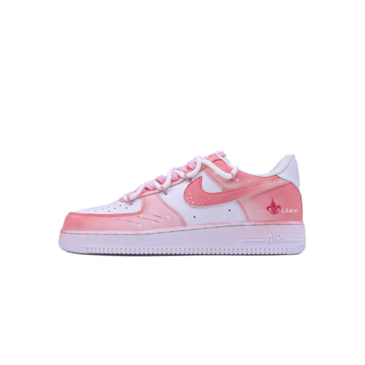 Nike Nike Air Force 1 New Singularity, Daphne Slip Resistant Abrasion Resistant Low top Skateboard Shoes Unisex Peach Pink