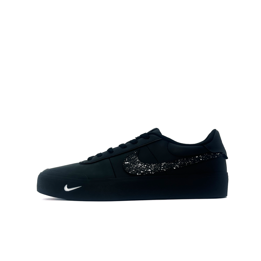 Nike Nike Court Shot Starry Sea Slip Resistant Abrasion Resistant Low top Skateboard Shoes Men's Black