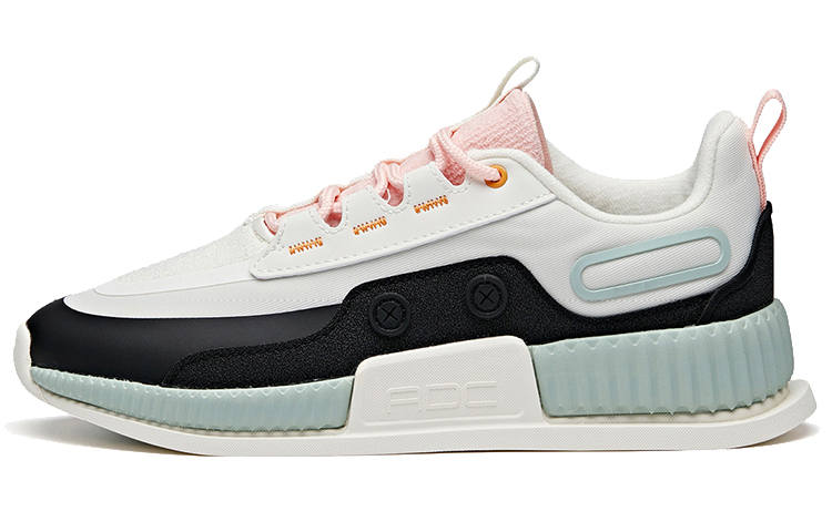 Anta Rejecting The Ordinary, Life Collection Fabric Coverage Low top Skateboard Shoes Women's Pea Green White