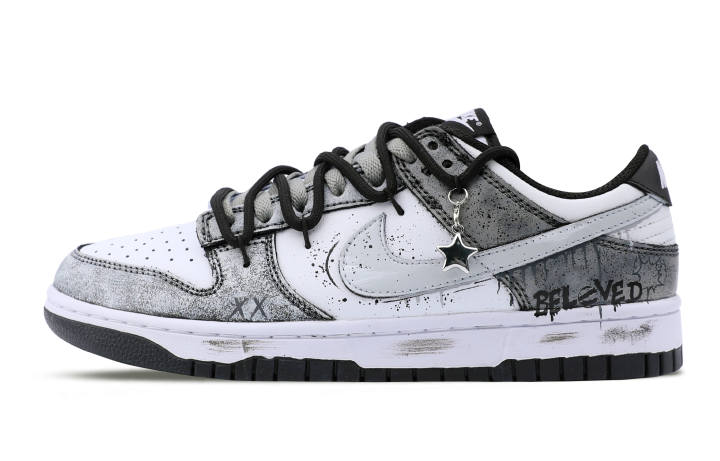 Nike Nike Dunk Low top Skateboard Shoes Unisex Light Gray