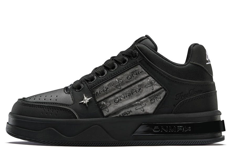 ON MAX ON MAX Low top Skateboard Shoes Unisex Black