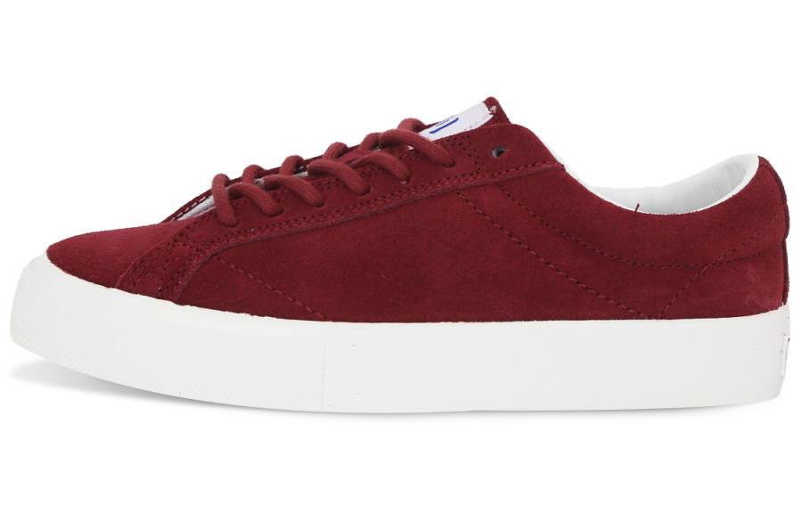 Ollieskate Slip Resistant Cushioning Low top Skateboard Shoes Unisex Burgundy