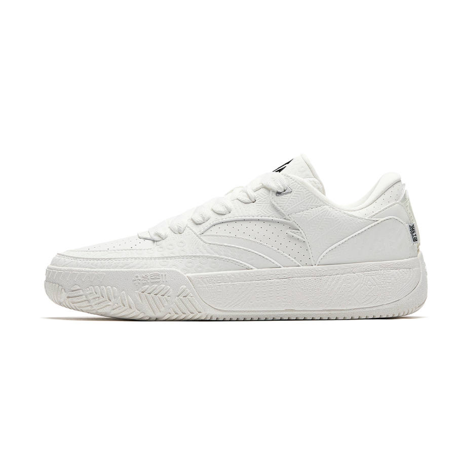 Anta Irving Password Collection Skateboard Shoes Men's Papyrus White
