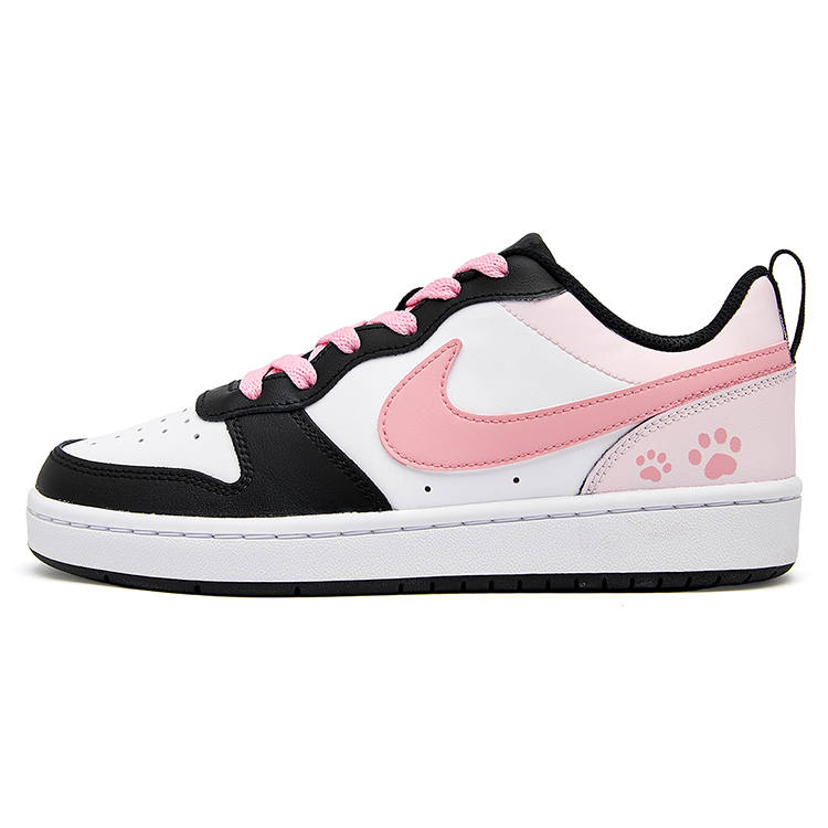 Nike Nike Court Borough Low 2 Abrasion Resistant Lightweight Wear resistant And Lightweight Low top Skateboard Shoes GS