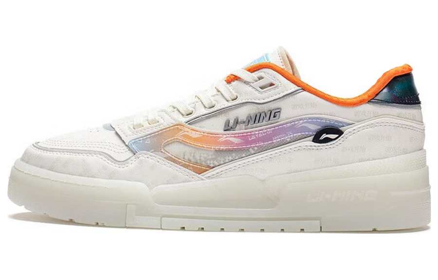 Li-Ning Li Ning 001 BTC Prm Abrasion Resistant Breathable Low top Skateboard Shoes Men's White