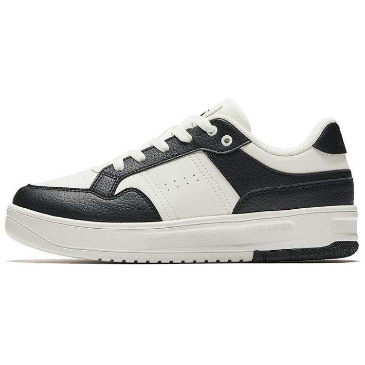 Anta Breaking Bamboo Slip Resistant Abrasion Resistant Low top Skateboard Shoes Women's White Black