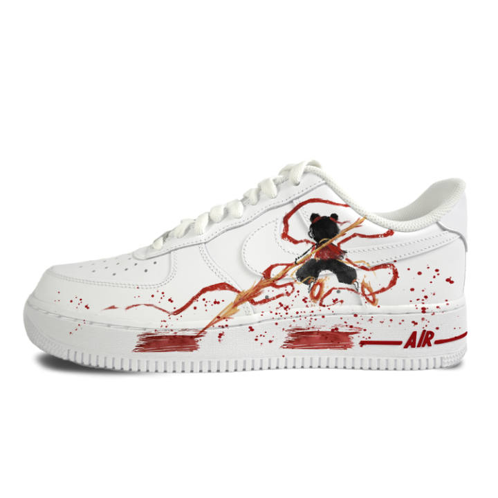 Nike Nike Air Force 1 Abrasion Resistant Low top Skateboard Shoes Unisex White