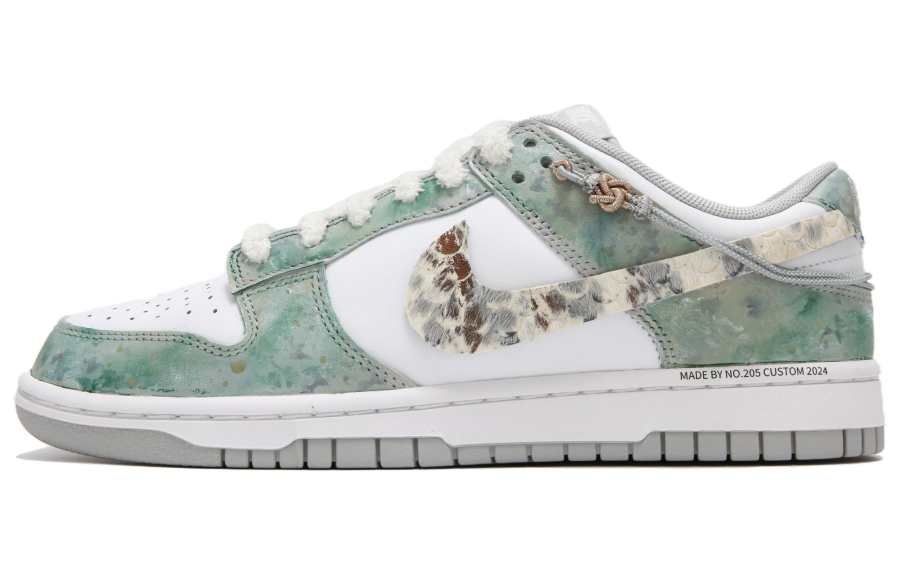 Nike Nike Dunk Slip Resistant Abrasion Resistant Low top Skateboard Shoes Unisex Green