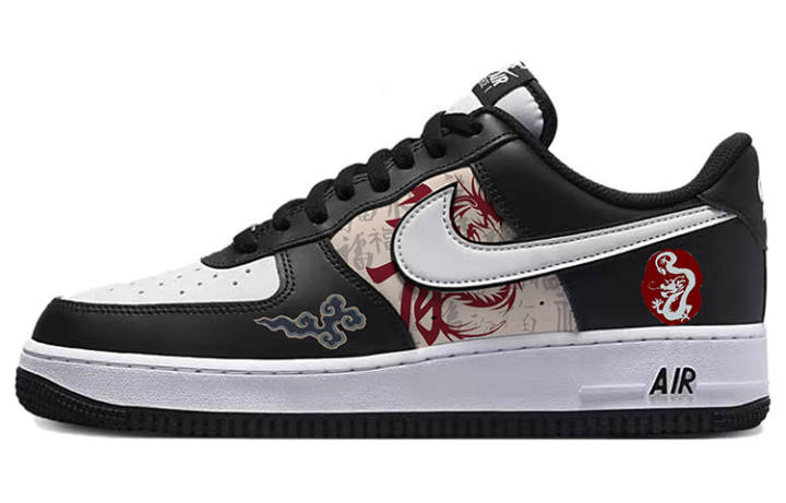 Nike Nike Air Force 1 Low top Skateboard Shoes Unisex White Black