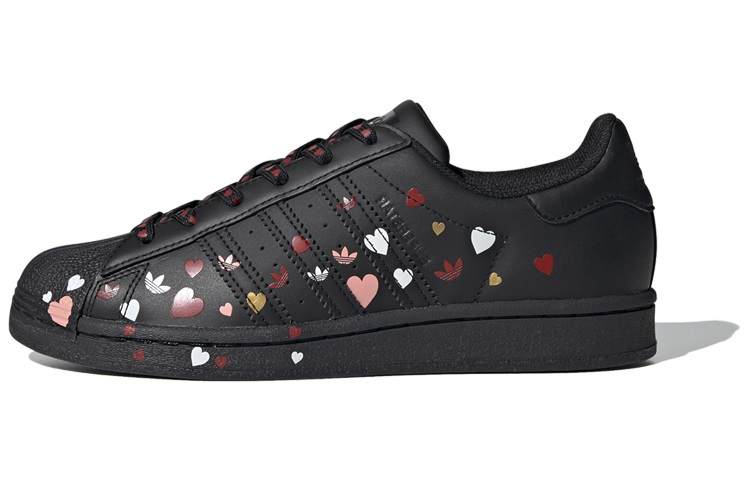 Adidas Originals SUPERSTAR 2020 Comfortable Lightweight Breathable Low top Skateboard Shoes Women's Black