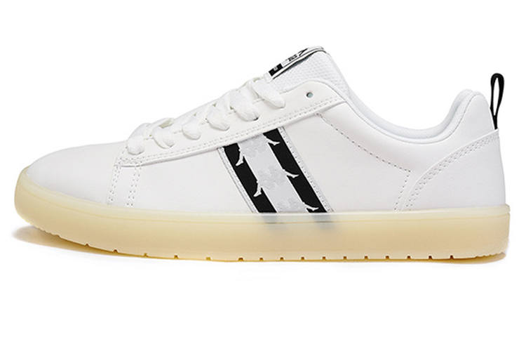 Kappa Casual Lightweight Low top Skateboard Shoes Unisex White