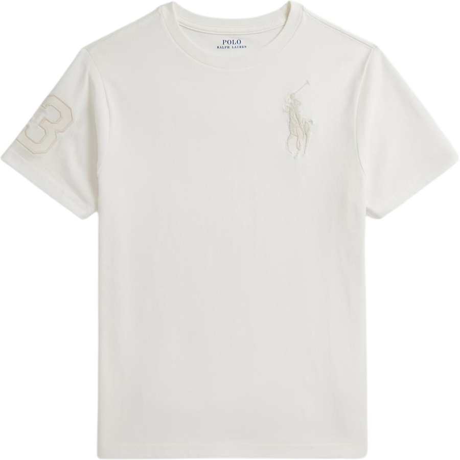Polo Ralph Lauren Big Pony T Shirt Washed White Teenagers