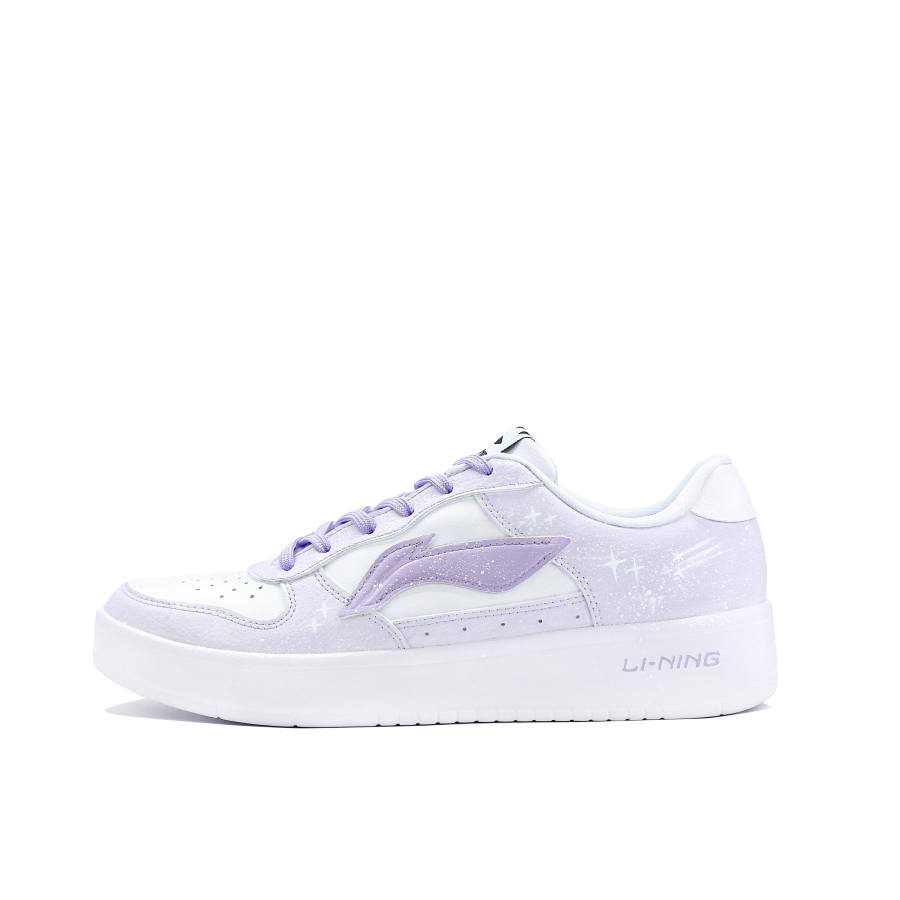 Li-Ning Li Ning Floating Boat Slip Resistant, Abrasion Resistant, Breathable Low top Skateboard Shoes Men's Light Purple
