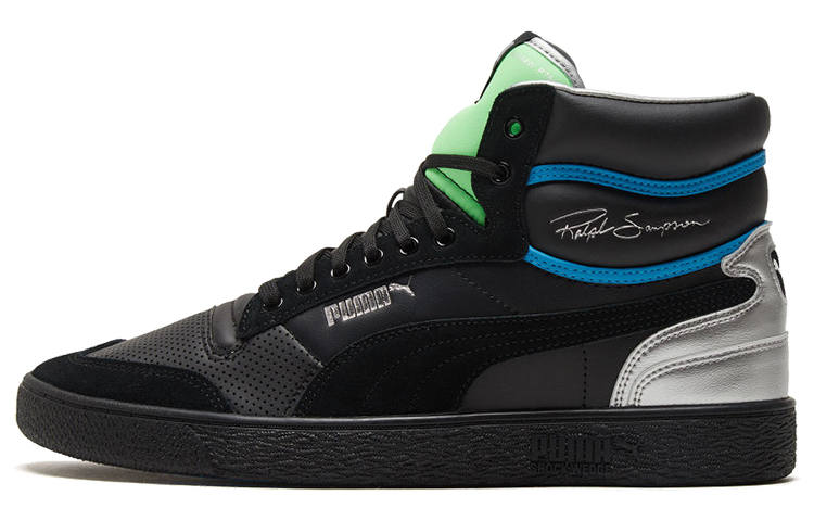 PUMA Ralph Sampson Mid 'Royal Black Elektro Green'