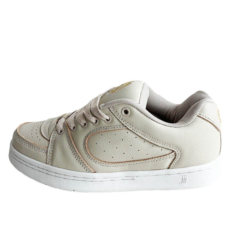 JINJIJIANG Coverage Abrasion Resistant Coverage Abrasion Resistant Low top Skateboard Shoes Women's Cream