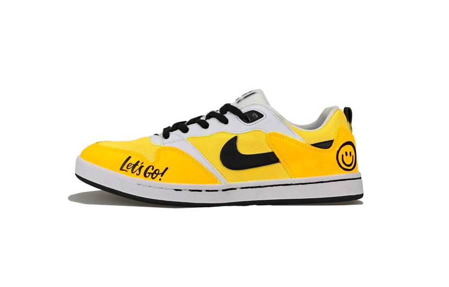 Nike Nike SB Alleyoop Abrasion Resistant Low top Skateboard Shoes Men's Orange