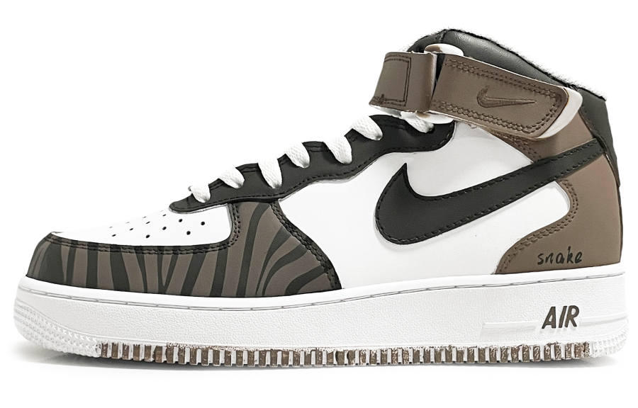Nike Nike Air Force 1 Slip Resistant Abrasion Resistant Slip Resistant Abrasion Resistant Mid top Skateboard Shoes Women's