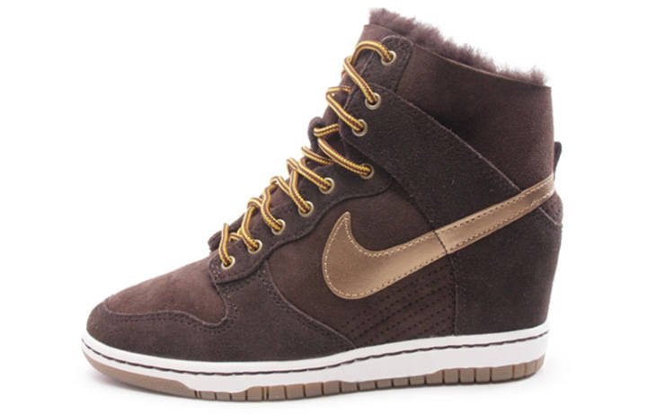 Nike Nike Dunk Sky High Prm 'Brown White' Women's