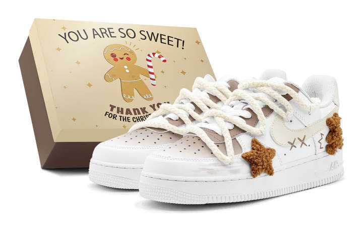 Nike Nike Air Force 1 Slip Resistant Slip Resistant Low top Skateboard Shoes GS Brown