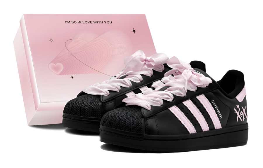 Adidas Originals Superstar 2 Skateboard Shoes Unisex Low Top Black