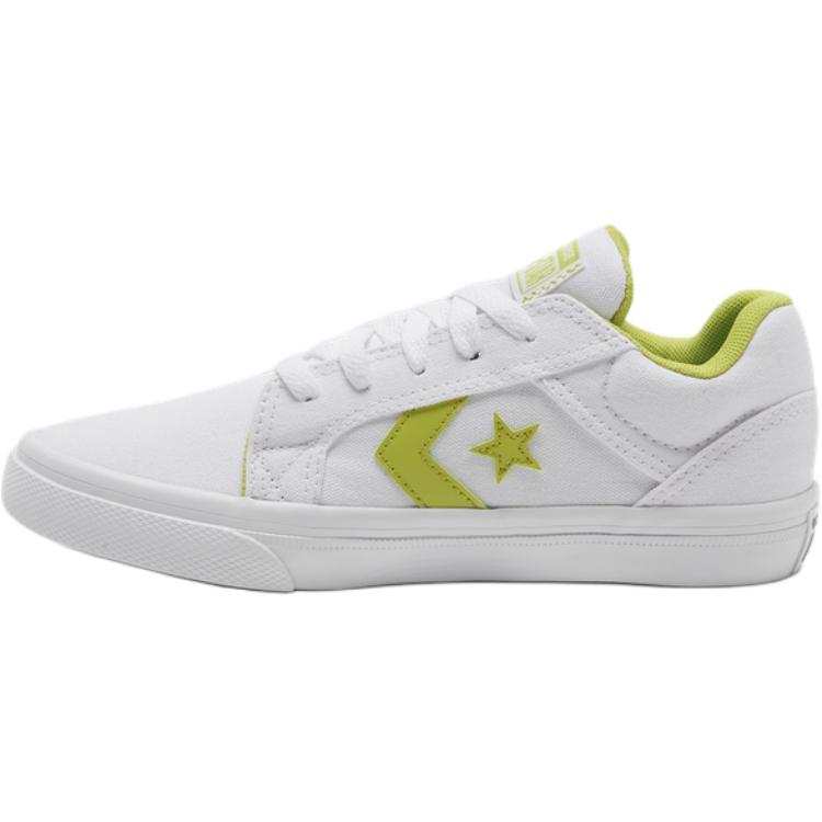 Converse El Distrito 2.0 Slip Resistant, Abrasion Resistant, Lightweight Low top Skateboard Shoes Unisex White