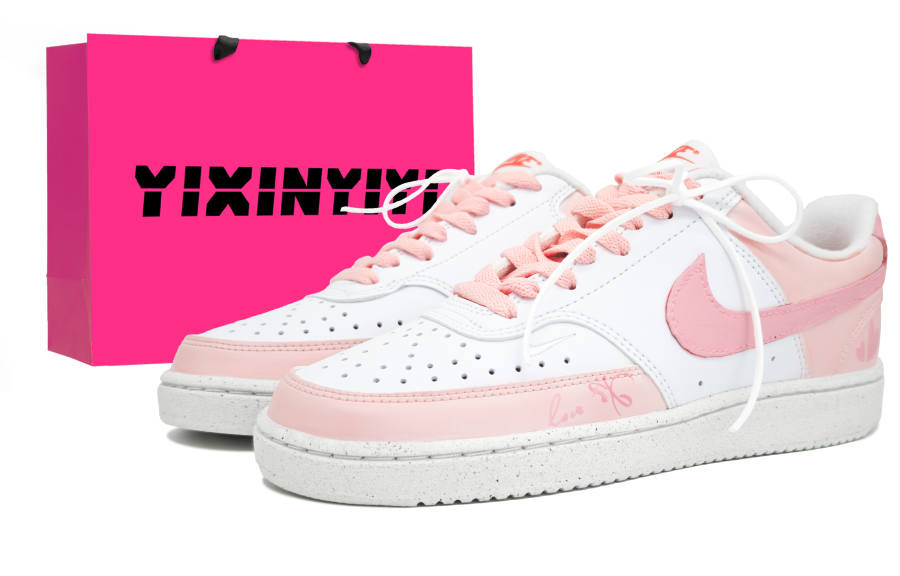 Nike Nike Court Vision Abrasion Resistant Low top Skateboard Shoes Women's Pink