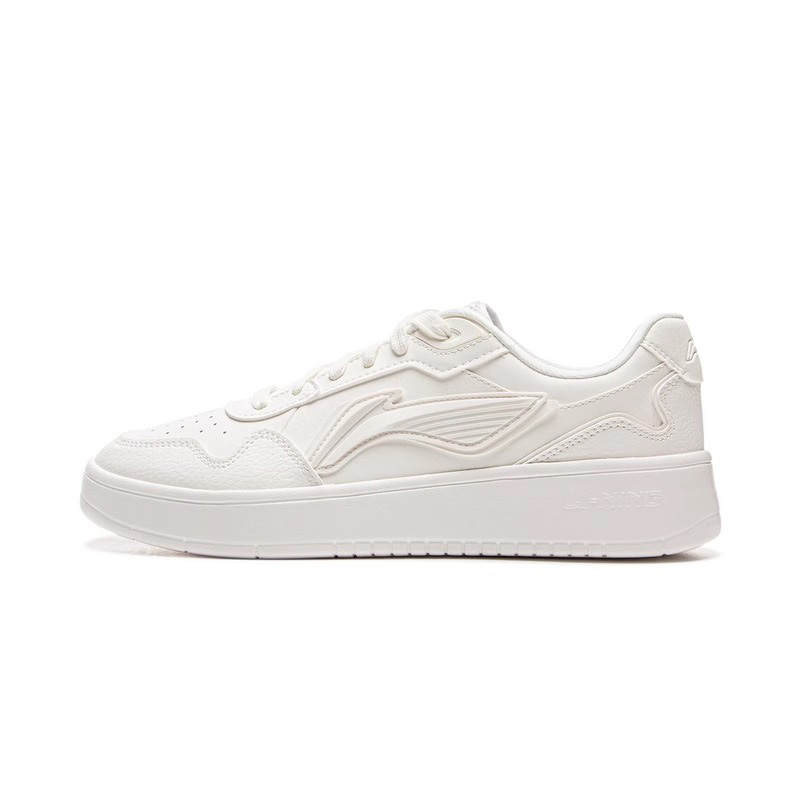 Li-Ning Li Ning Sycee Coverage Slip Resistant And Abrasion Resistant Low top Skateboard Shoes Men's Mist White