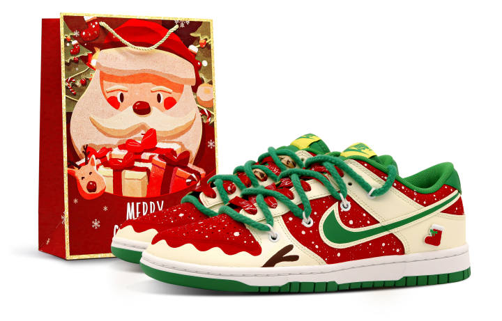 Nike Nike Dunk Skateboard Shoes Women's Low Top Red/Beige
