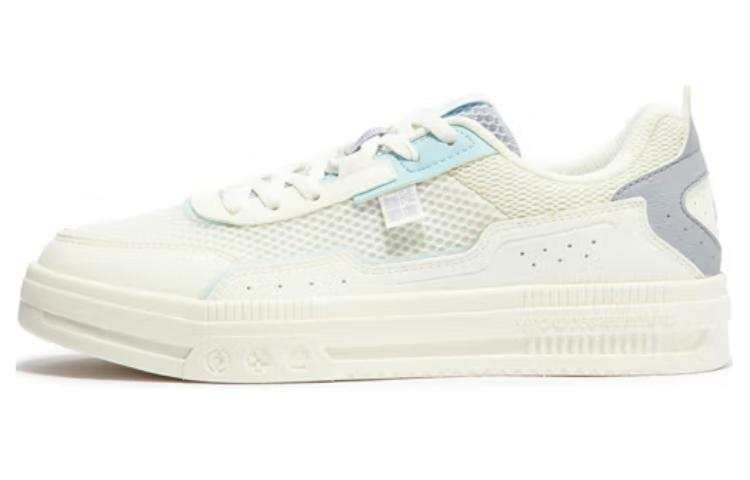 361° Cushioning, Wear Resistant Low top Skateboard Shoes Women's White Purple