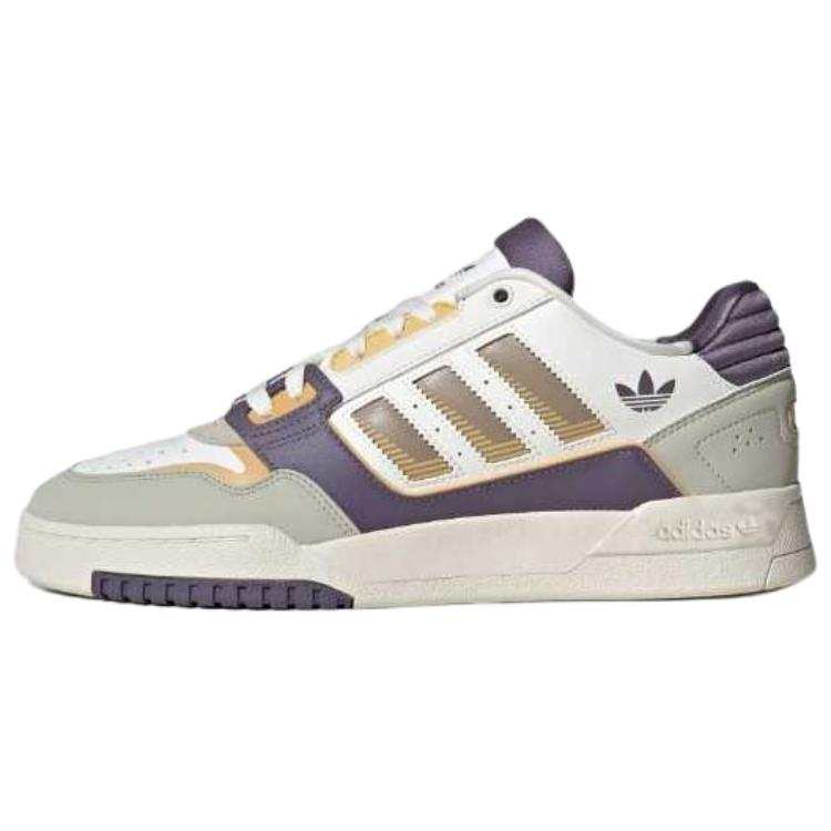Adidas Originals Drop Step 2.0 Slip Resistant Abrasion Resistant Low top Skateboard Shoes Men's Purple