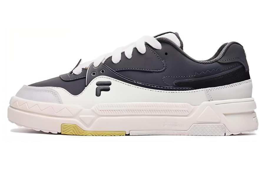FILA FUSION Low top Skateboard Shoes Men's Gray White